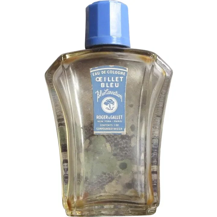 Blue Carnation Œillet Bleu Roger & Gallet 1937 Eau de Cologne
